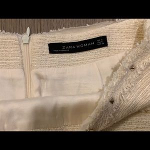 Zara Skirts - ZARA WHITE MINI SKIRT SIZE SMALL Zara Skirts - ZARA WHITE MINI SKIRT SIZE SMALL